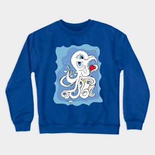 es octopus doodleflow Crewneck Sweatshirt